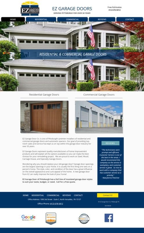 FireShot Capture 061   Garage Door Service   Pittsburgh PA   EZ Garage Doors   www.ezgaragedoors.com