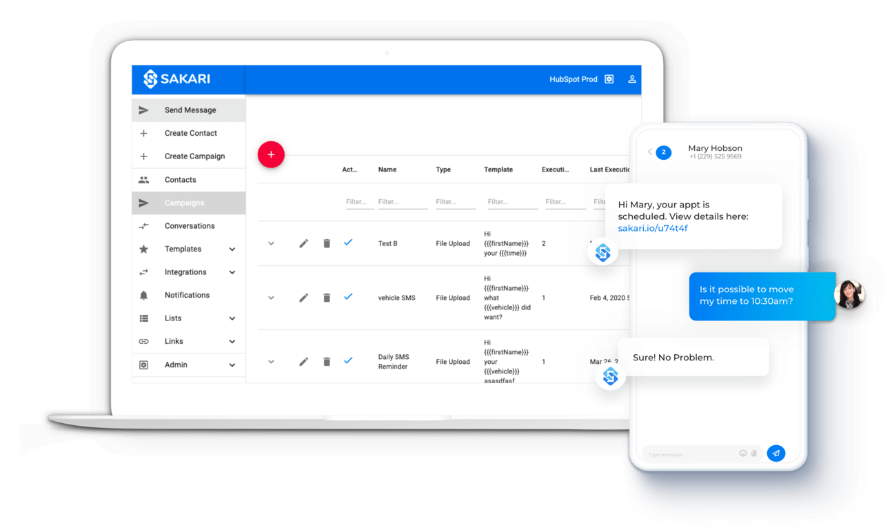 Sakari Admin Dashboard
