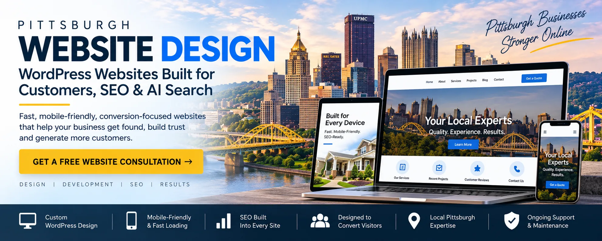 Pittsburgh Website Design, WordPress Development & SEO