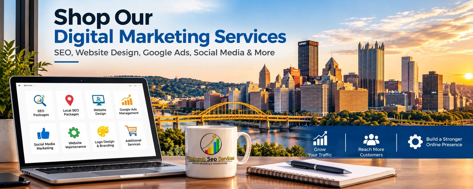 SEO packages and digital marketing services from Pittsburgh SEO Services LLC