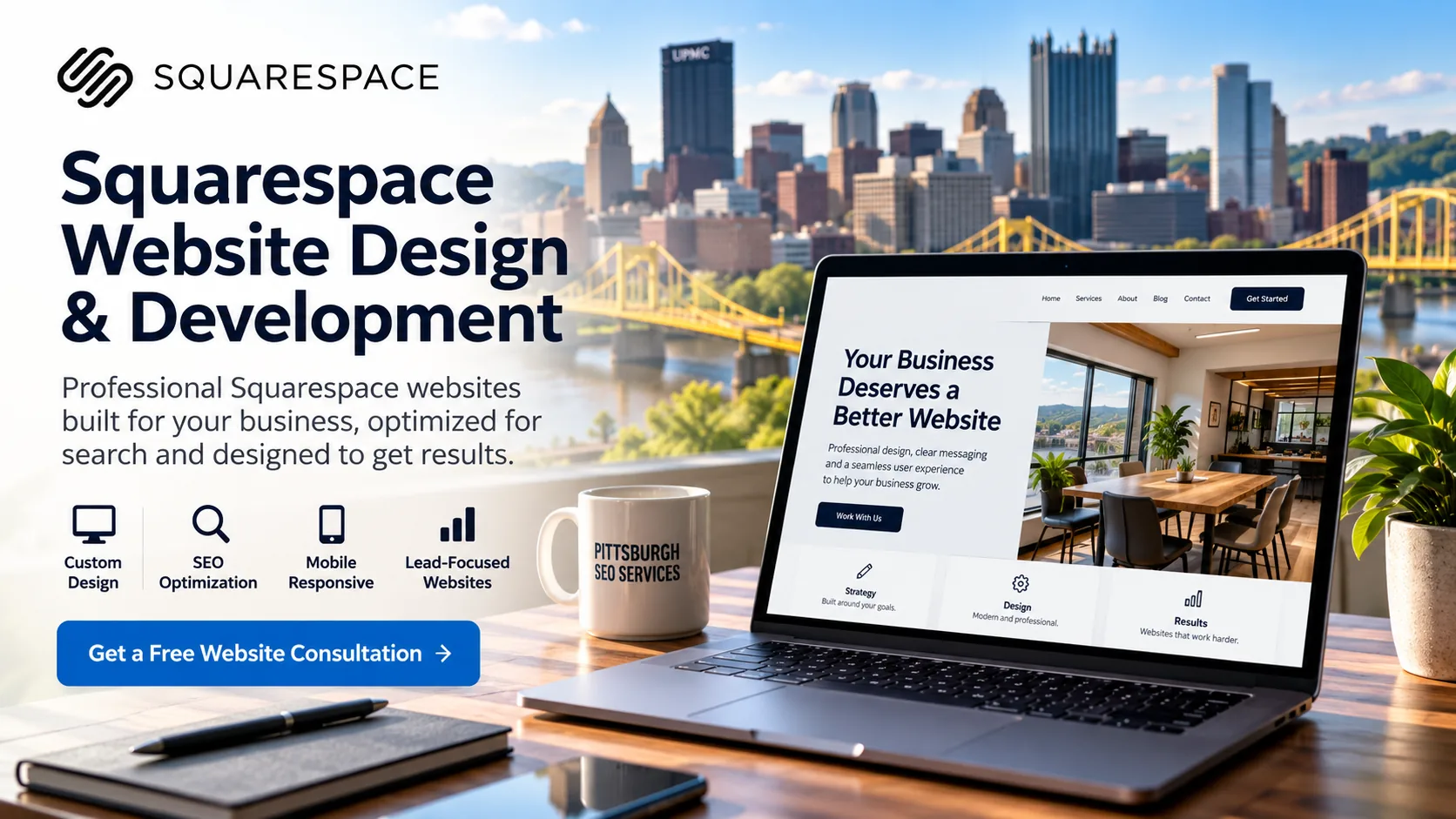 Squarespace Website Design & Development Services in Pittsburgh