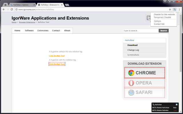 NoFollow Extension Download